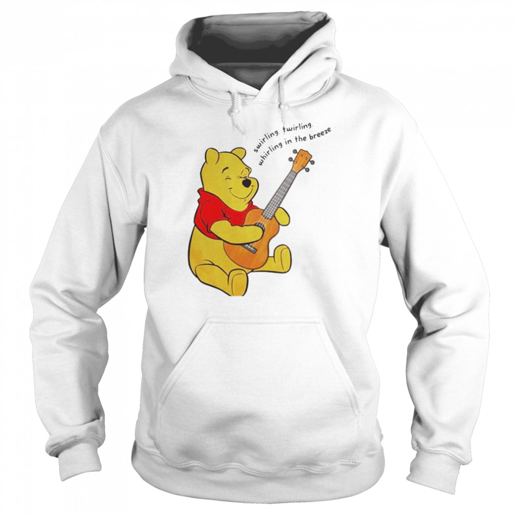Winnie The Pooh Playing Guitar shirt Unisex Hoodie