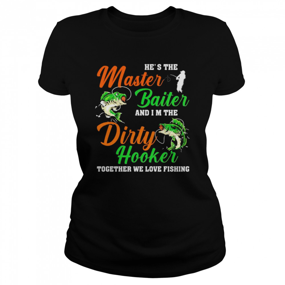 Master Baiter Dirty Hooker Funny Fishing Men's T-Shirt