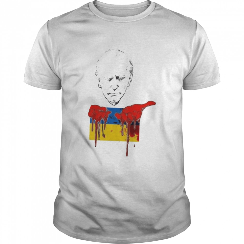 Joe Biden blood Ukraine shirt Classic Men's T-shirt
