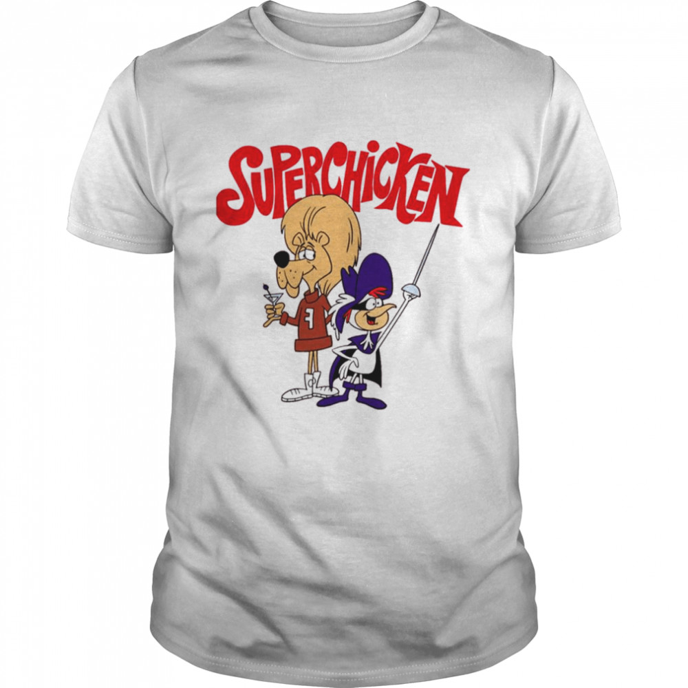 Jay Ward And Chicken Cartoon Super Chicken T-Shirt - Kingteeshop