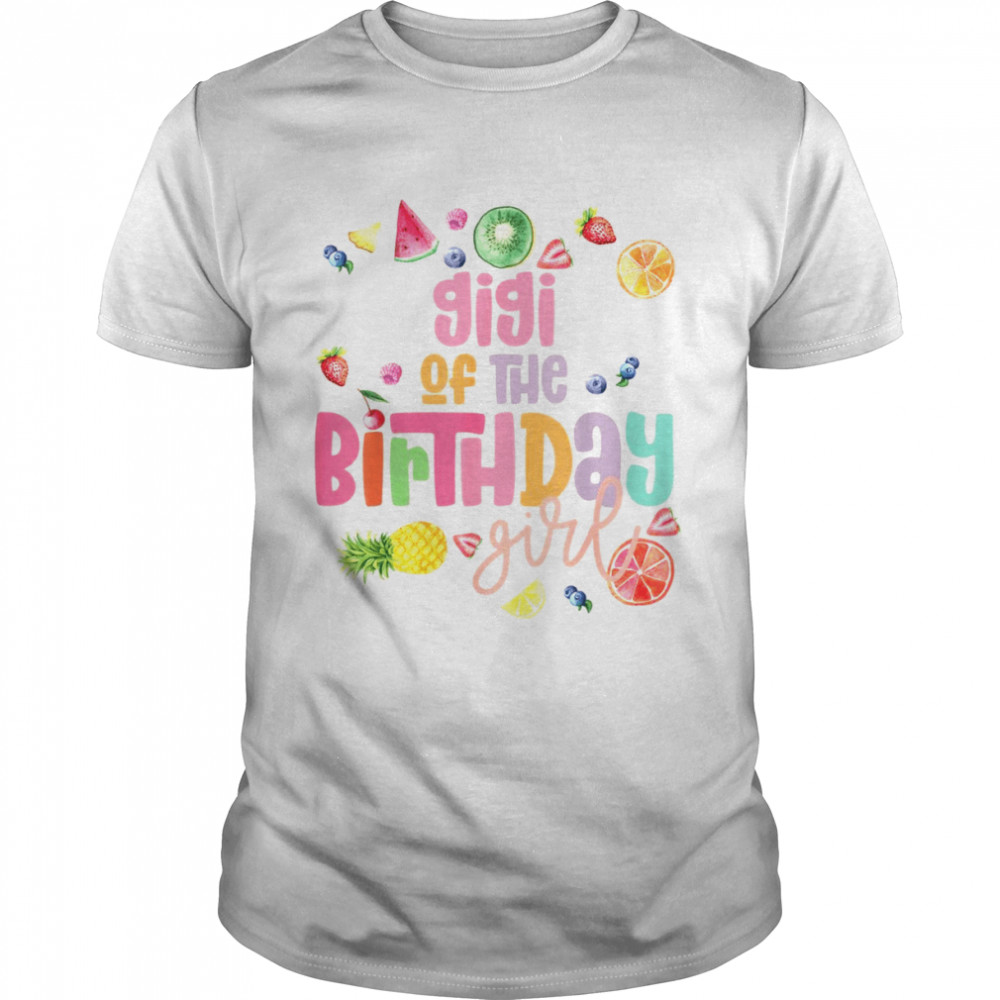 Gigi Twotii Frutti 2YearOld Fruit Tropical Birthday Classic Men's T-shirt