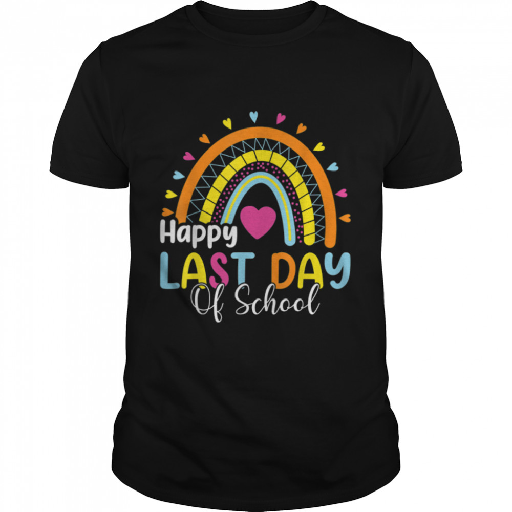 Happy Last Day of School Hello Summer Students and Teachers T- B0B1D59SNP Classic Men's T-shirt