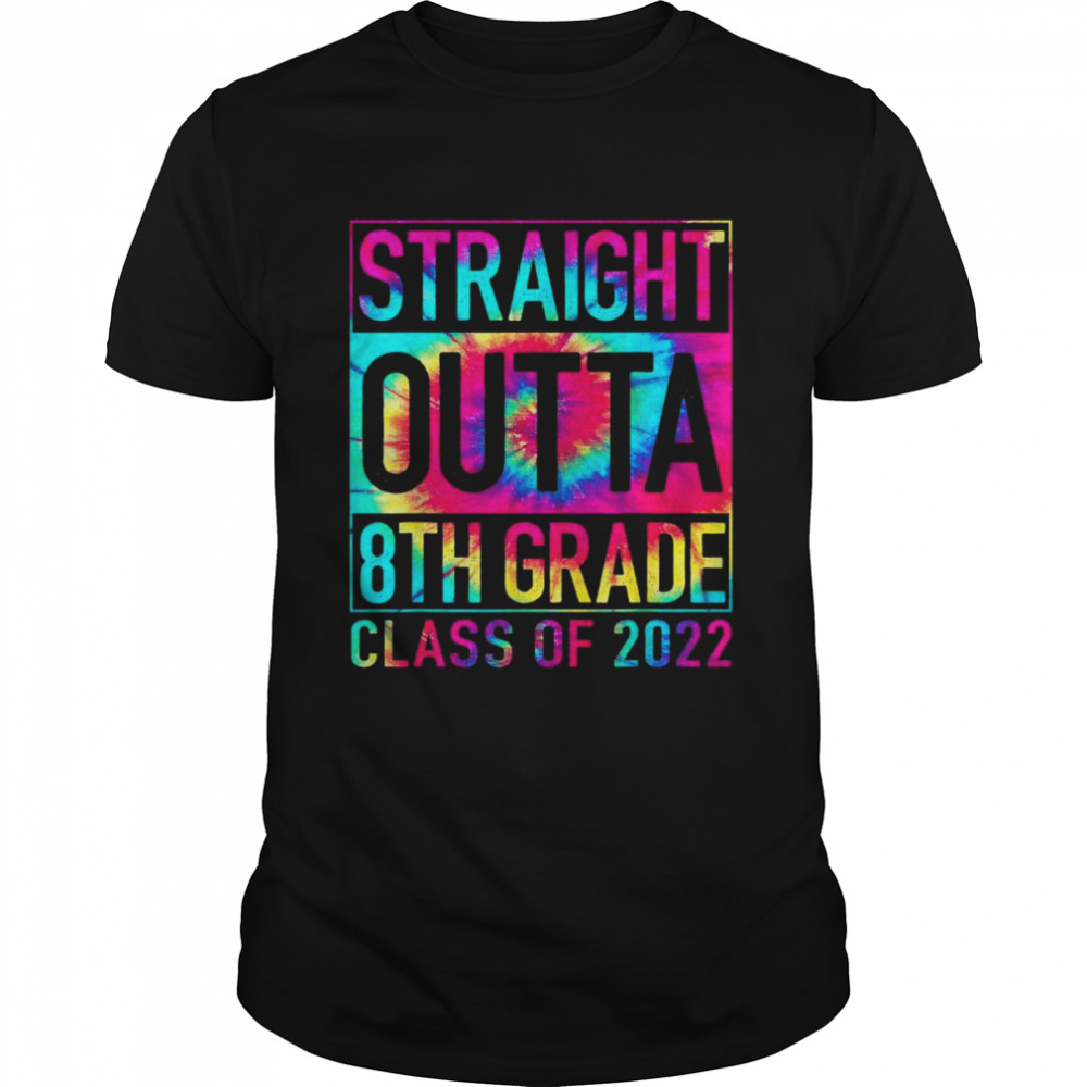 Straight Outta Eighth Grade Graduation Class Of 2022 Premium T- Classic Men's T-shirt