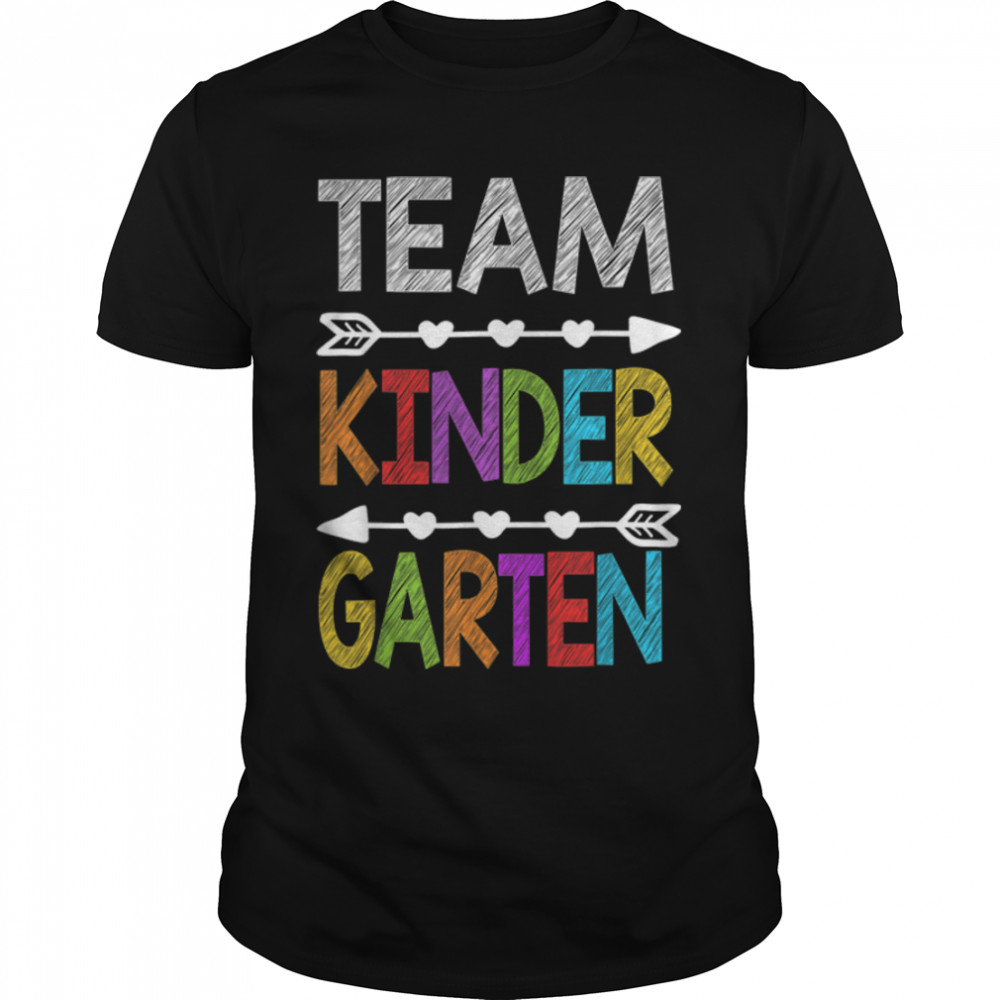 Team Kindergarten Teacher Student Funny Back To School Gifts T- B0B1D11XGK Classic Men's T-shirt