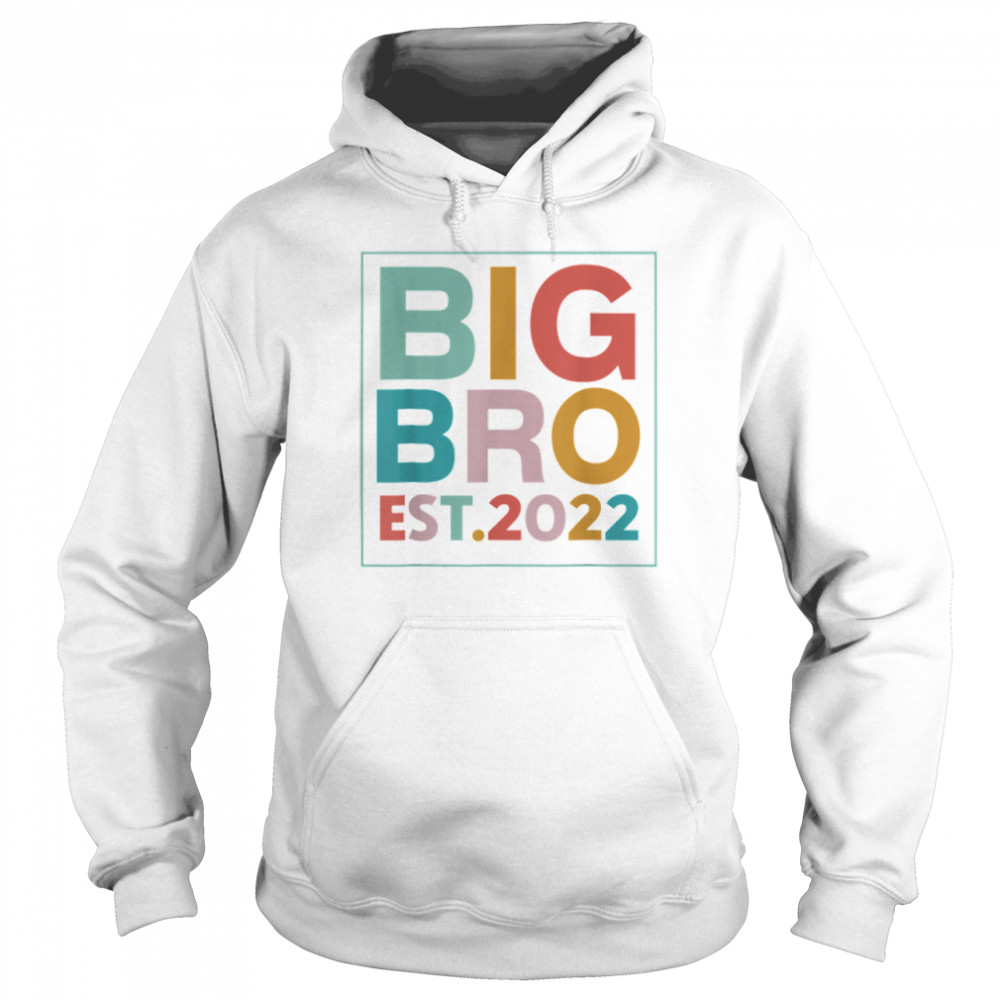 Big Bro Est. 2022 Promoted to Brother 2022 Father's Day T- B0B1ZQ8V9M Unisex Hoodie