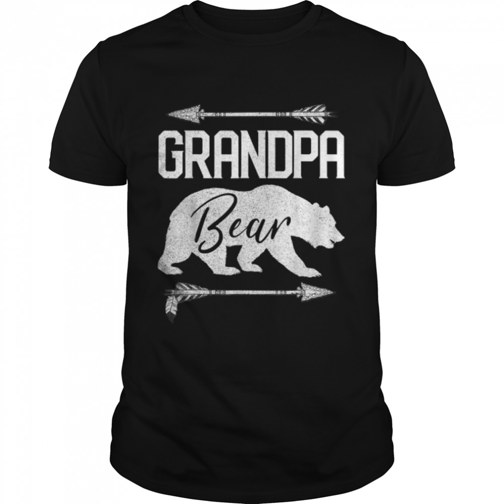 Grandpa Bear Funny Father's Day Papa Best Men Dad Joke T- B0B1ZWHR9J Classic Men's T-shirt