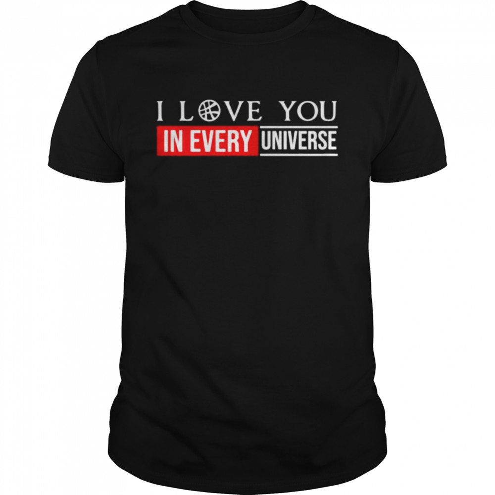 Marvel doctor strange I love you in every universe father’s day shirt Classic Men's T-shirt