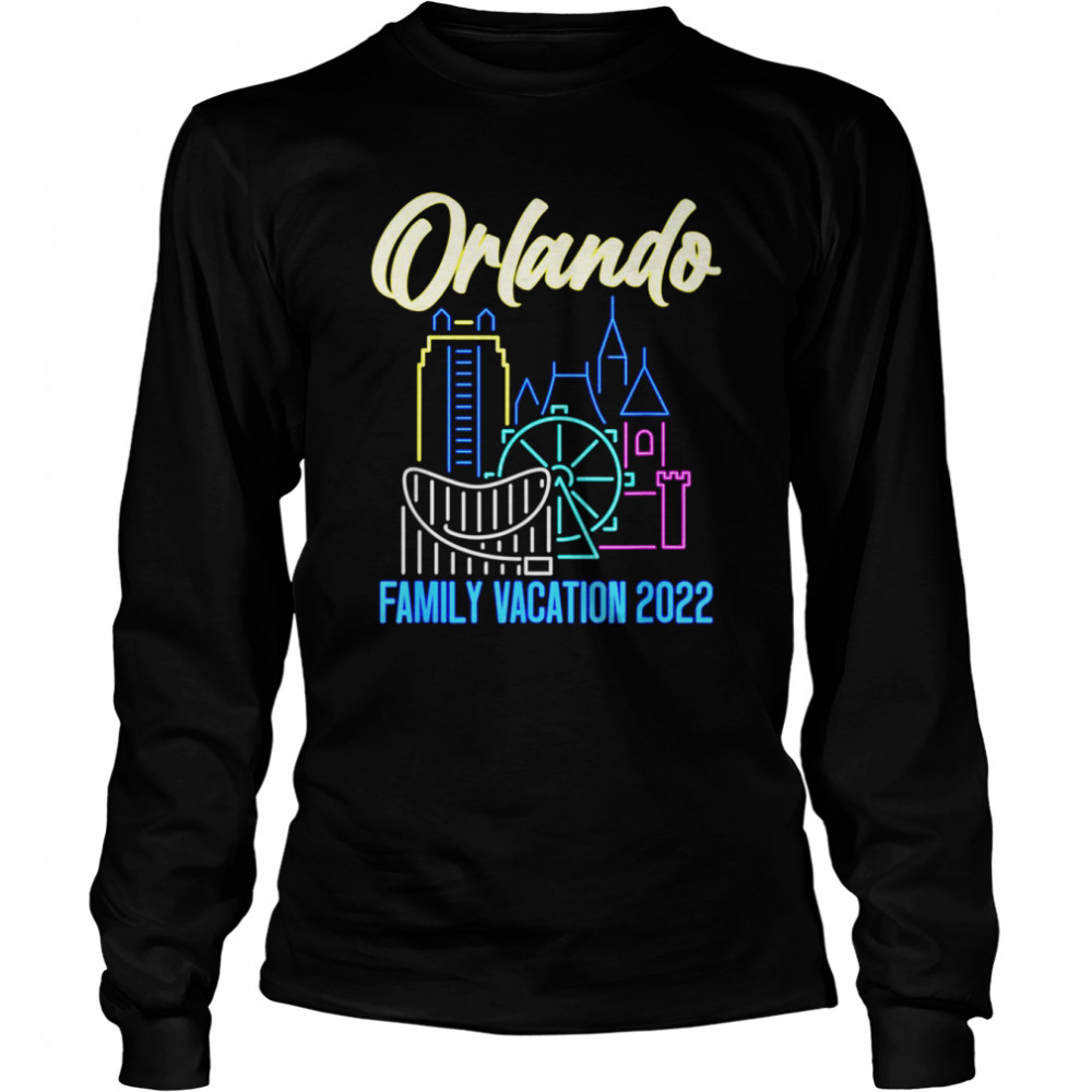 Orlando Family Vacation 2022 Matching Family Group Long Sleeved T-shirt