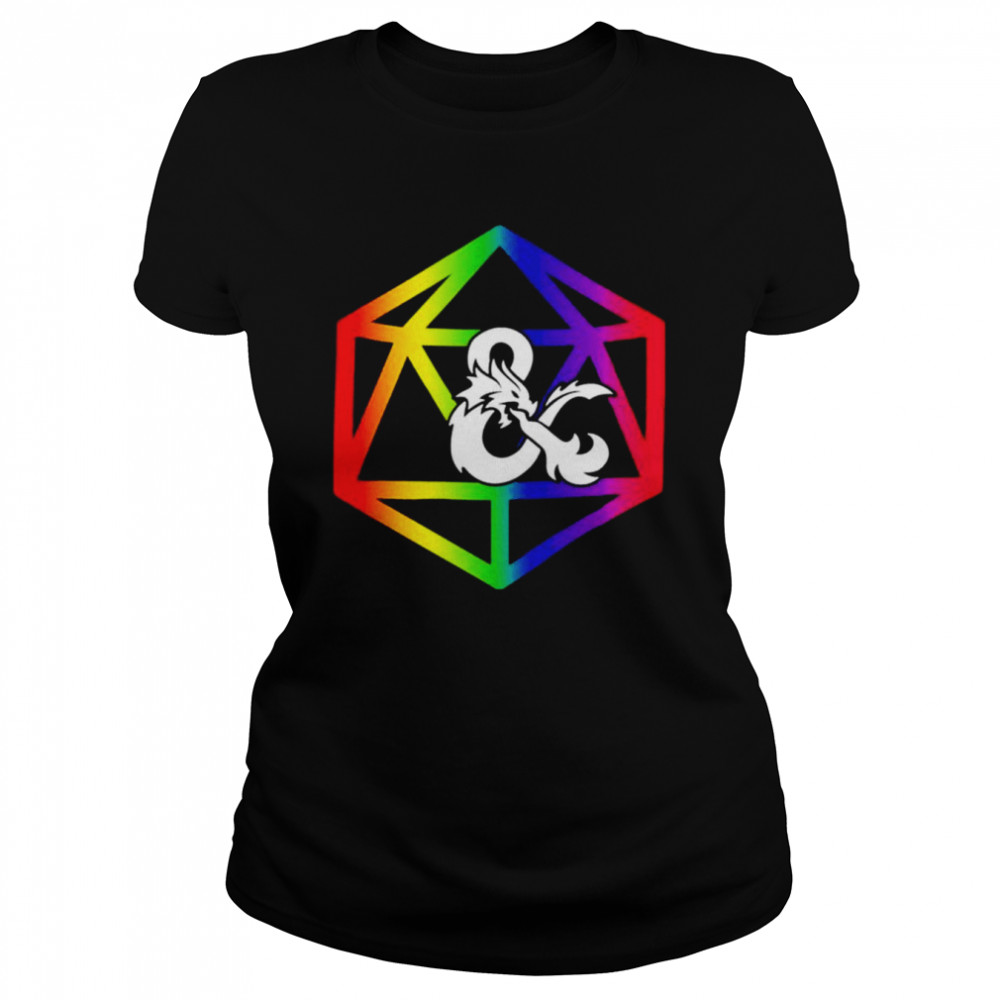 Dungeons and dragons pride T-shirt Classic Women's T-shirt