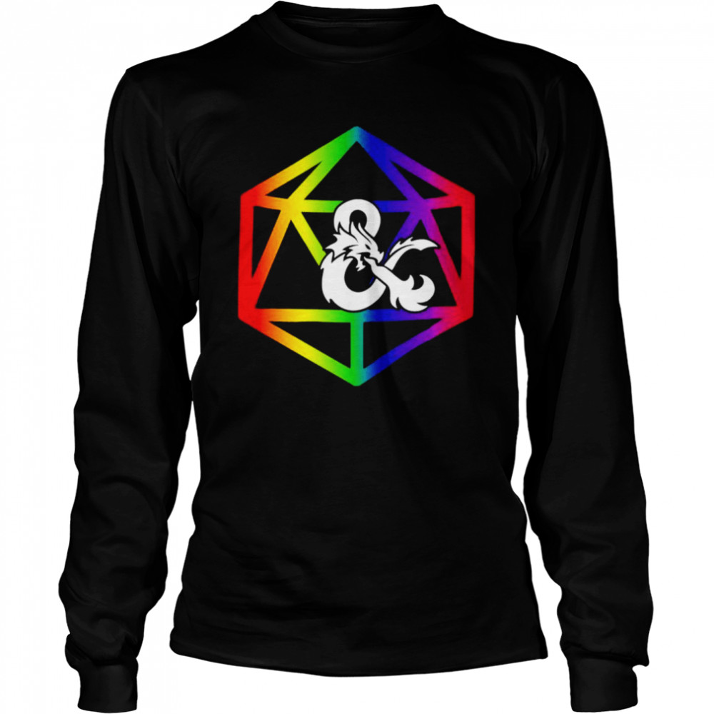 Dungeons and dragons pride T-shirt Long Sleeved T-shirt