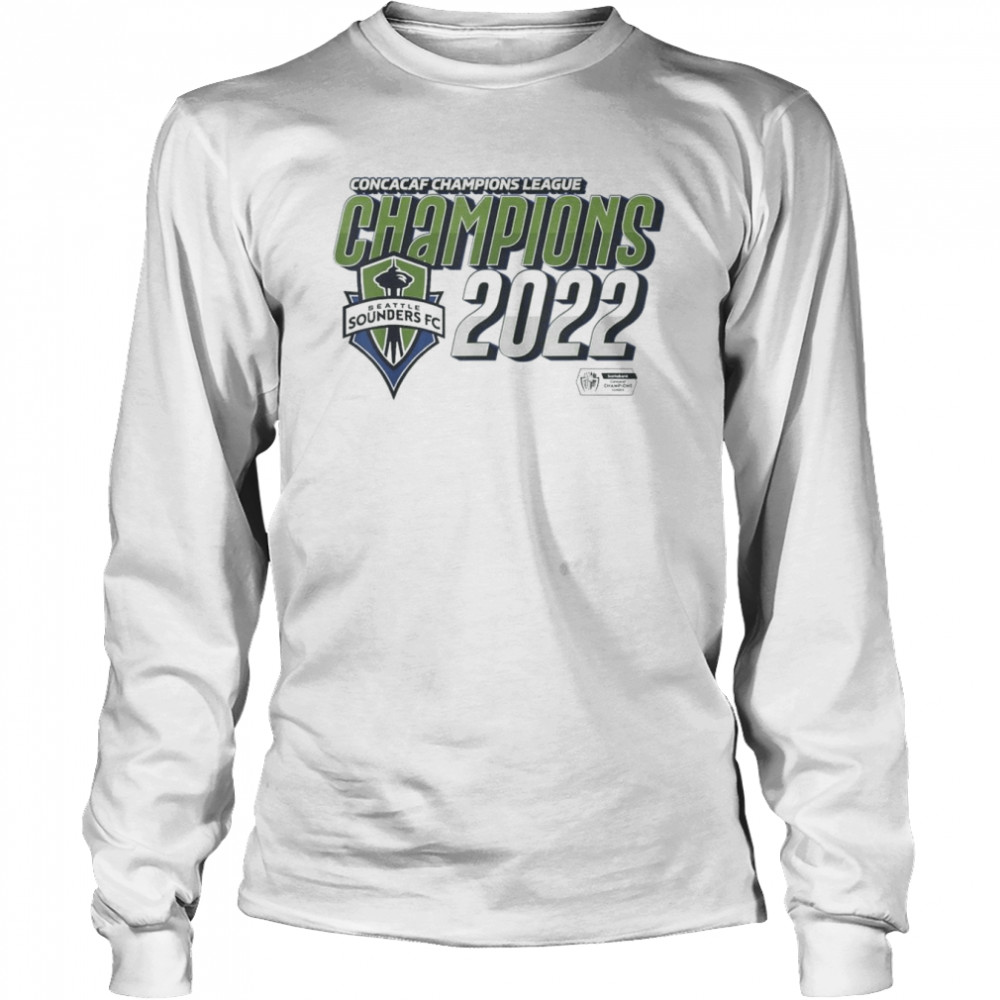 Seattle Sounders FC 2022 Concacaf Champions League Champions Long Sleeved T-shirt