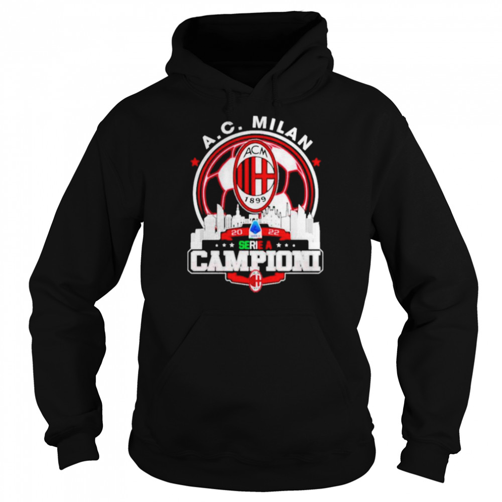 AC Milan 2022 Serie A Champions Unisex Hoodie