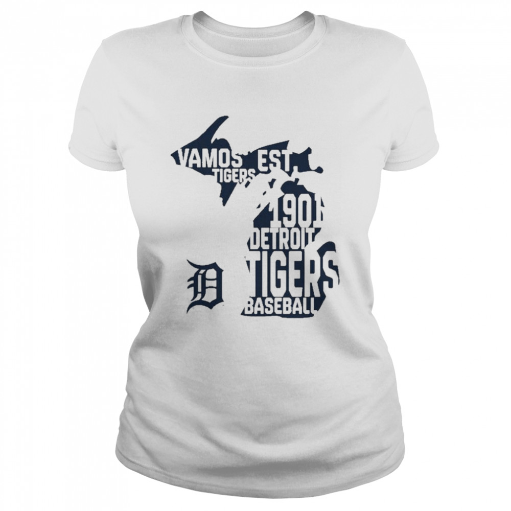 Detroit Tigers Fanatics Hometown Hot Shot T-Shirt - Kingteeshop