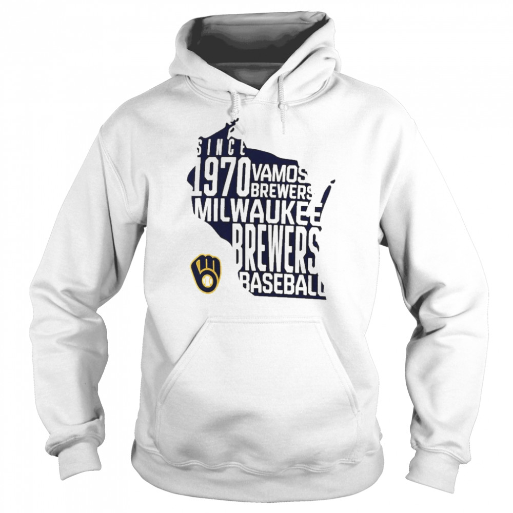 Official Milwaukee brewers white hometown hot shot T-shirt, hoodie