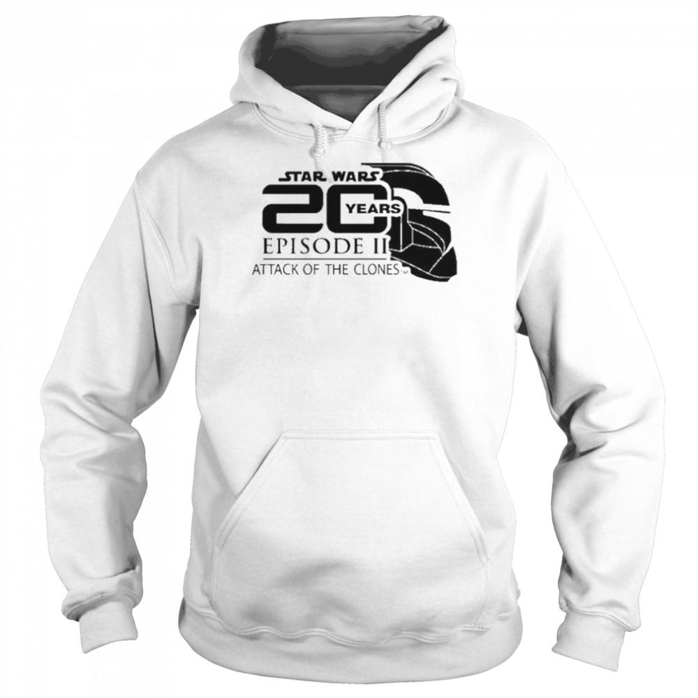 Star Wars 20 Years Attack Of The Clones 20th Anniversary T- Unisex Hoodie