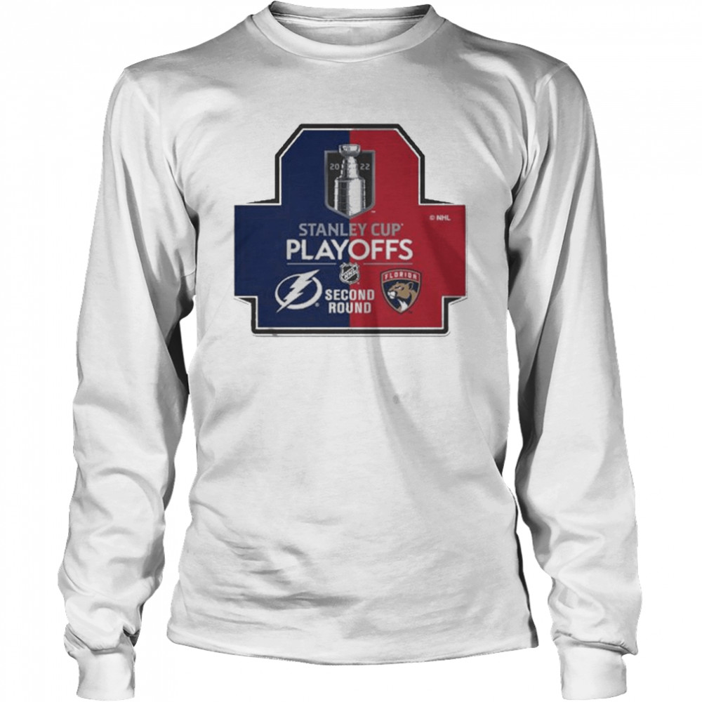 Tampa Bay Lightning vs Florida Panthers 2022 Stanley Cup Playoff Second Round Long Sleeved T-shirt