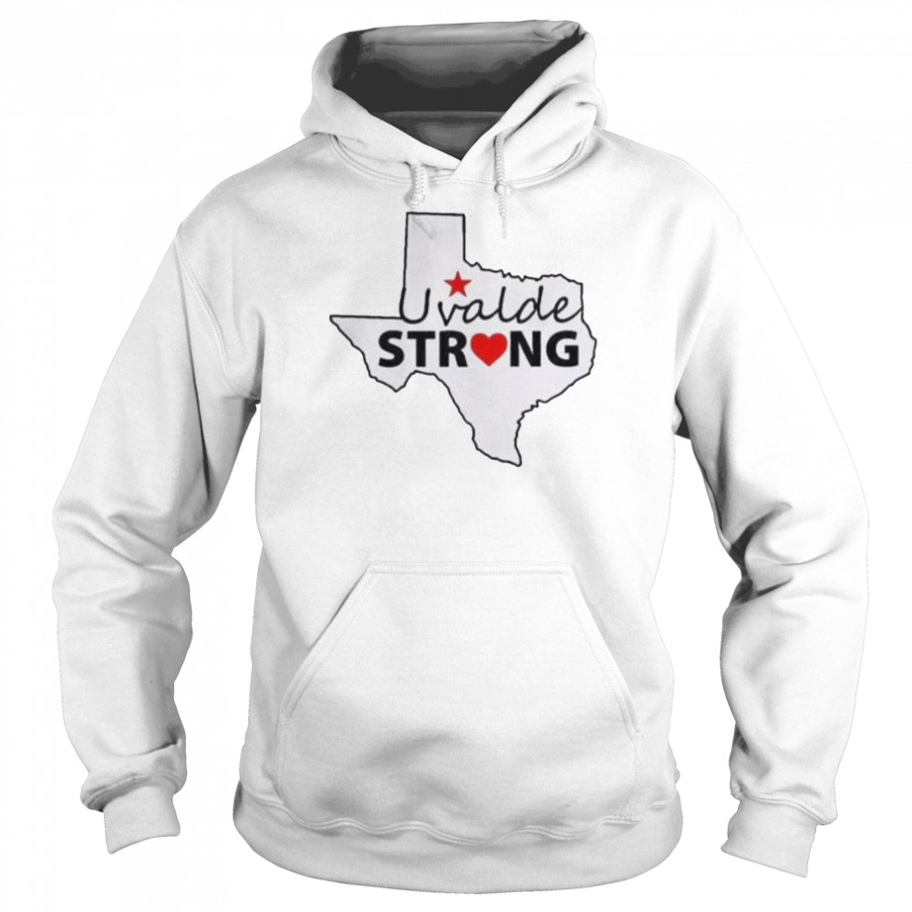 Uvalde strong gun control now Texas shirt Unisex Hoodie