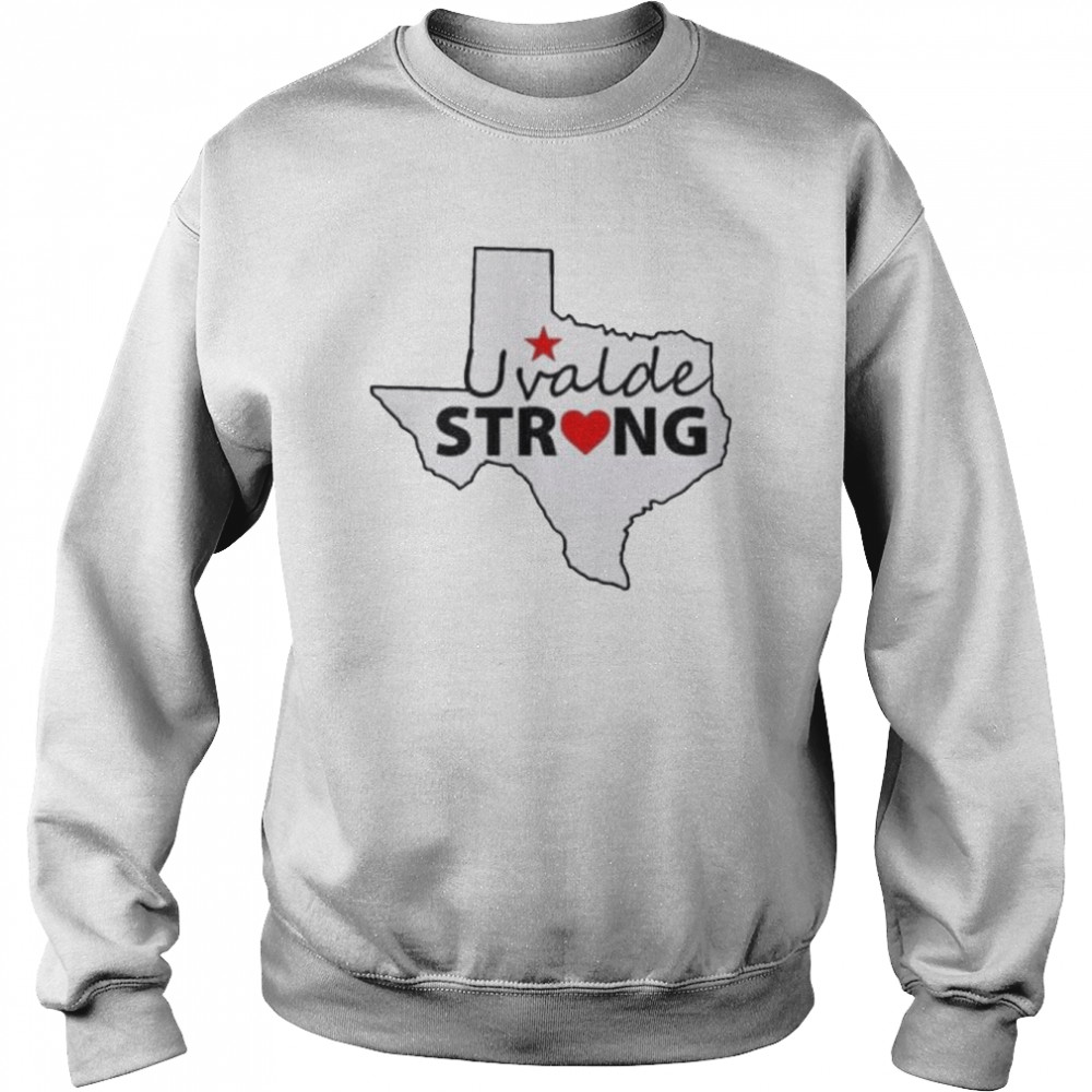Uvalde strong gun control now Texas shirt Unisex Sweatshirt