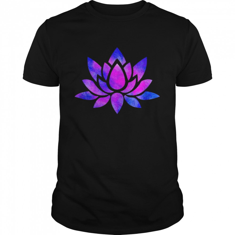 Pink and Purple Lotus Flower Classic Men's T-shirt