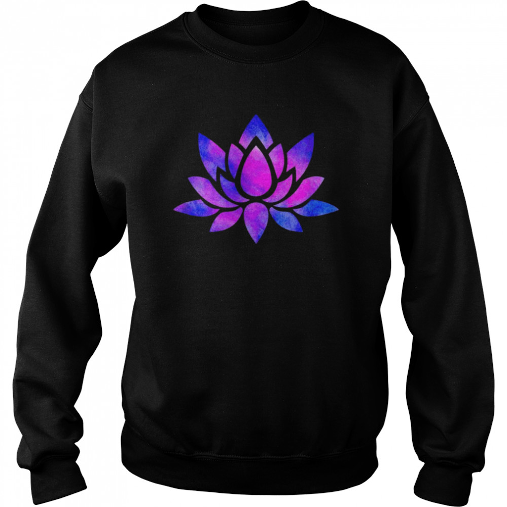 Pink and Purple Lotus Flower Unisex Sweatshirt