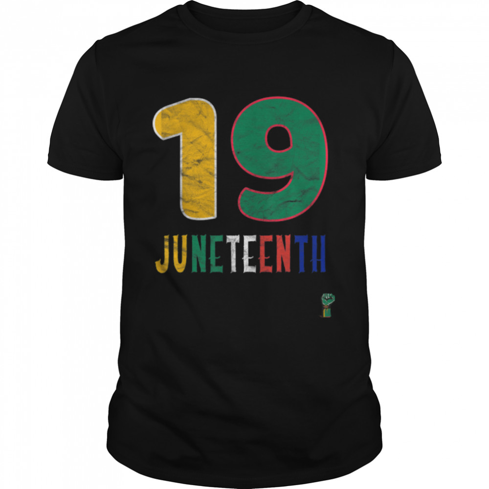 19 Juneteenth - Vintage Juneteenth 1865 T- B0B2HQD72Q Classic Men's T-shirt