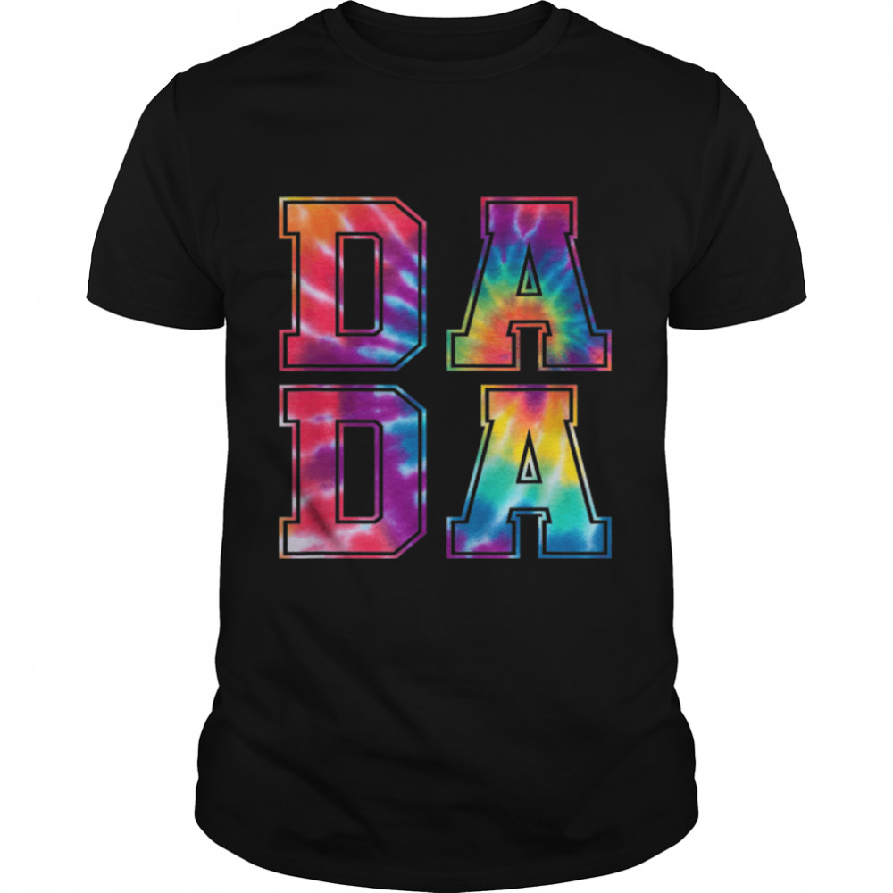 Dada Funny Dad Tie Dye Father's Day T-Shirt B0B2P7JHNF