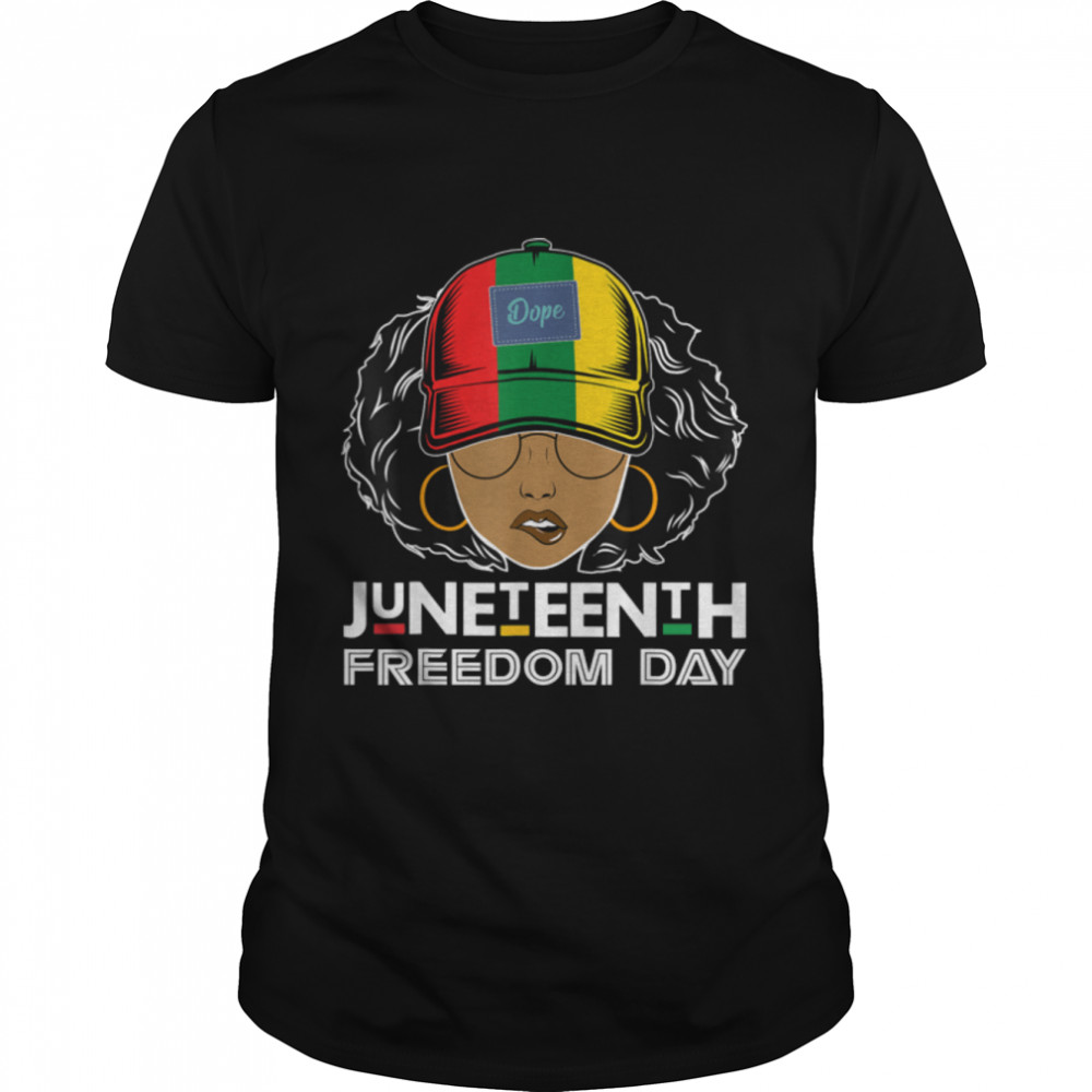 Juneteenth Is My Independence Day Black Women 4Th Of July T-Shirt B0B2Hxjg54