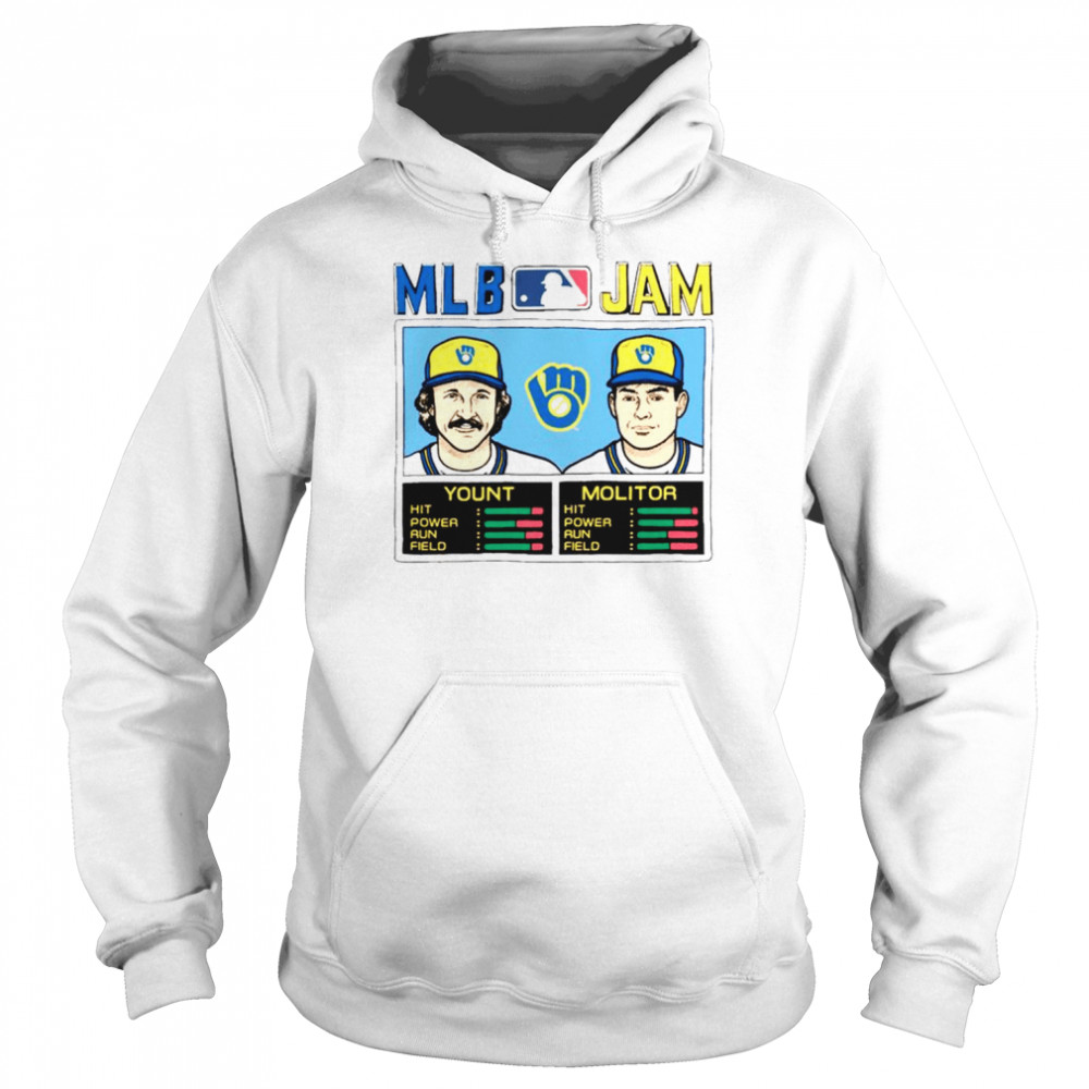 MLB Jam Milwaukee Brewers Paul Molitor and Robin Yount shirt, hoodie,  sweater, long sleeve and tank top