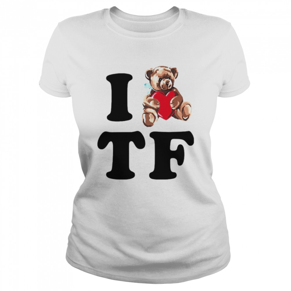 Teddy Fresh I heart TF shirt Classic Women's T-shirt