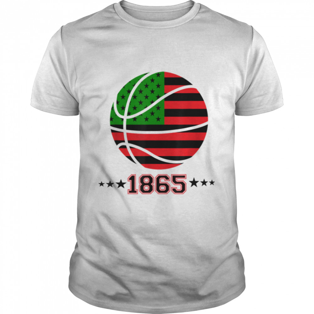 UNIA Basketball Pan African American Flag Juneteenth 1865 T- B0B2JB1PMQ Classic Men's T-shirt