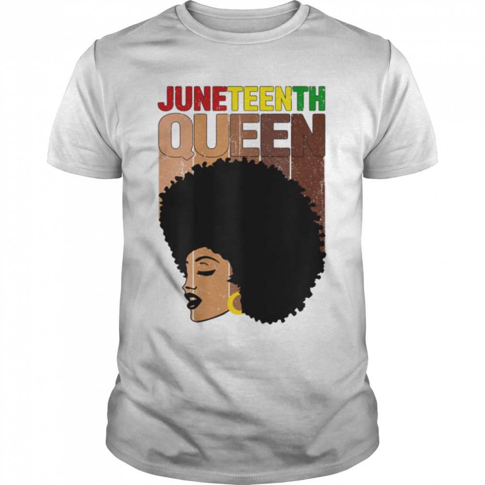 Womens Juneteenth Queen Black Woman Freedom Melanin Juneteenth 1865 T- B0B2JHPSC3 Classic Men's T-shirt