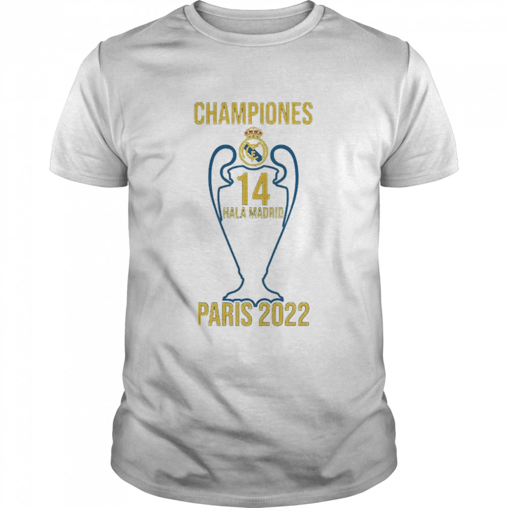 Championes 14 Hala Madrid Paris 2022 Real Madrid T- Classic Men's T-shirt