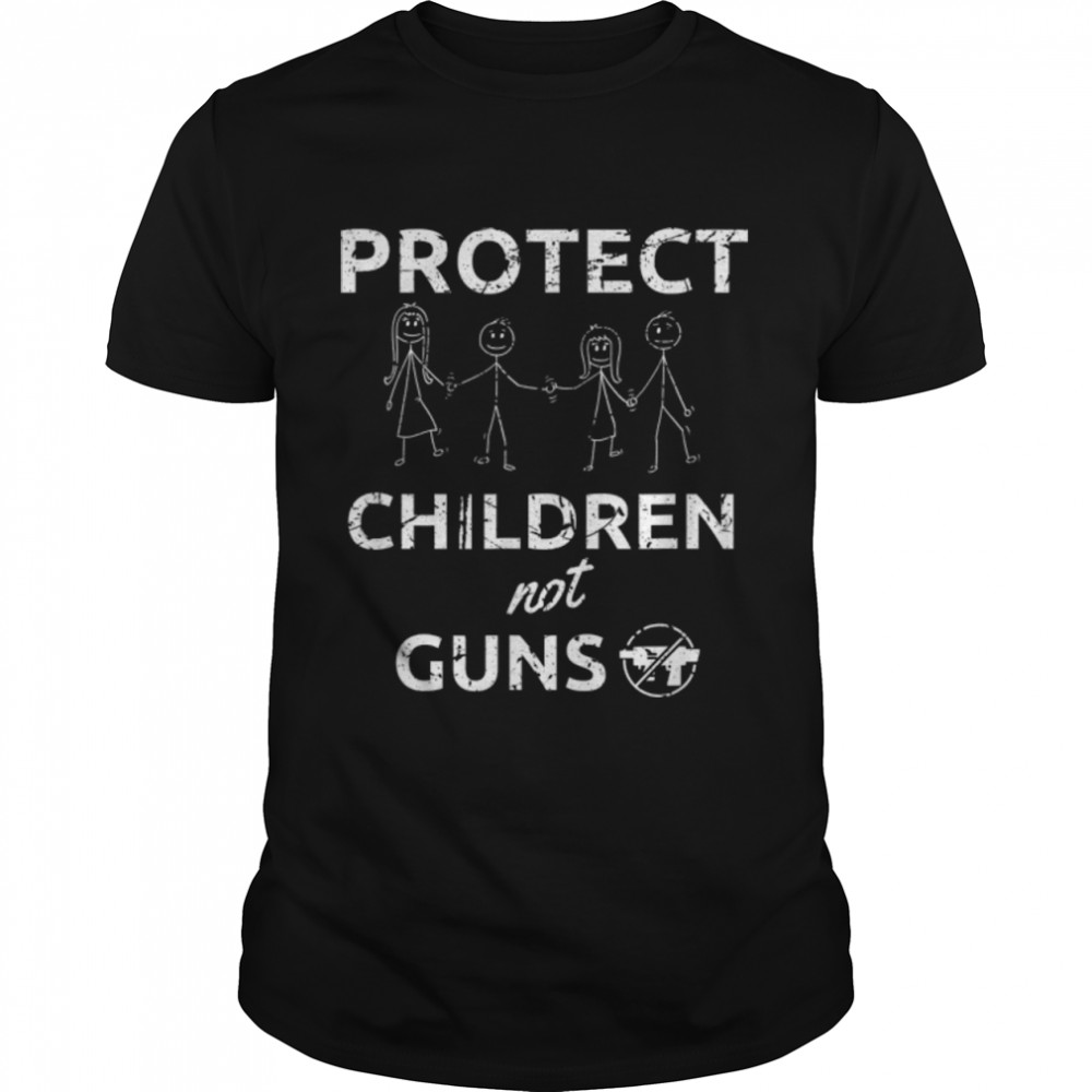 End Gun Violence Protect Children Not Guns Enough Is Enough T- B0B2QPJV25 Classic Men's T-shirt