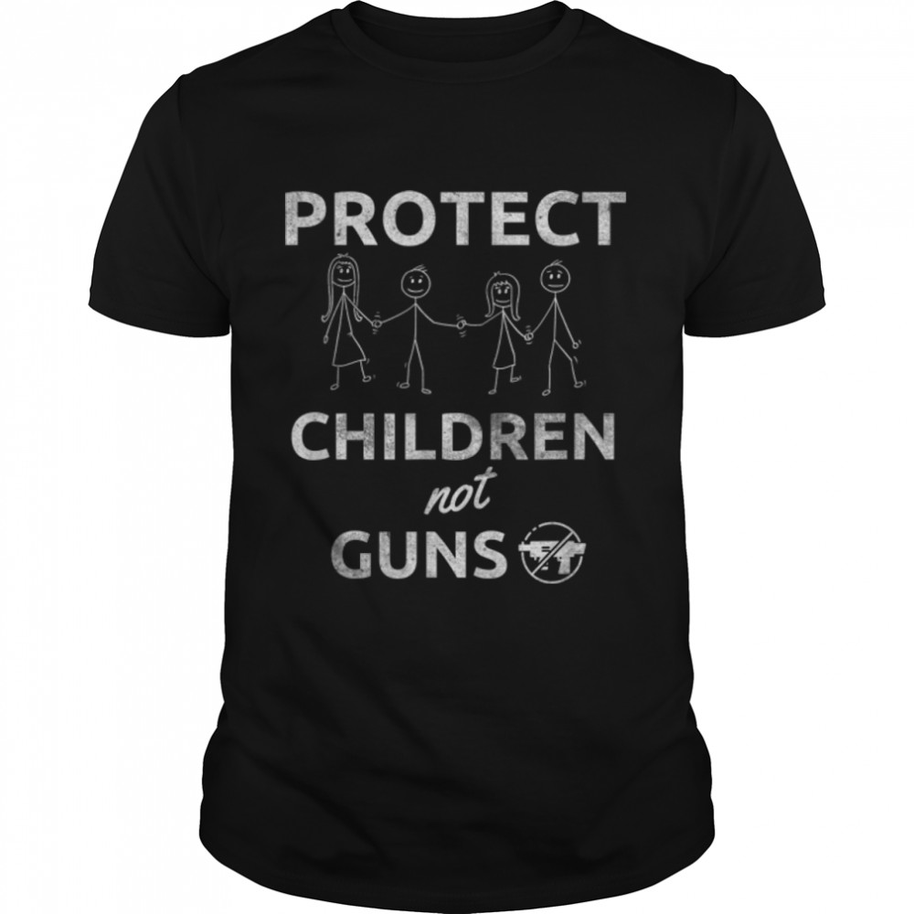 Enough Is Enough End Gun Violence Protect Children Not Guns T- B0B2QPGC8V Classic Men's T-shirt