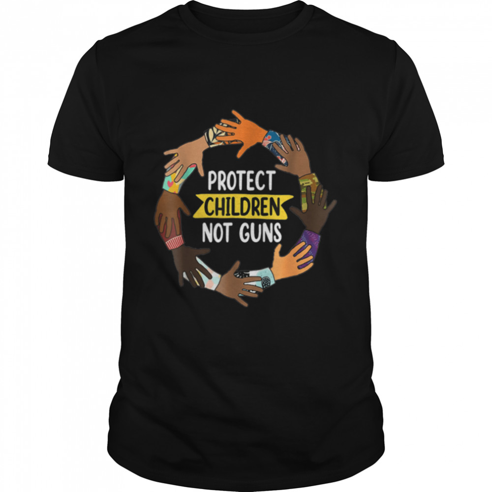 Protect Children Not Guns Wear Orange Day T- B0B2QQ2YNT Classic Men's T-shirt