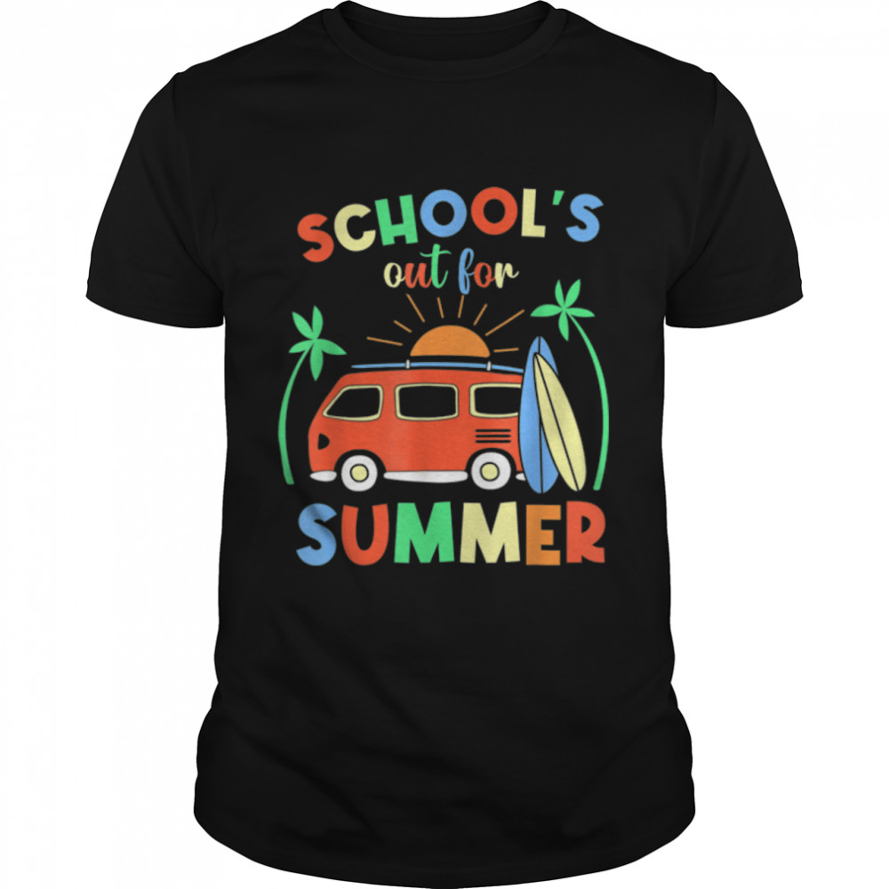 School's Out For Summer Teacher Summer Vacation Beach Women T- B0B2QKF6LC Classic Men's T-shirt
