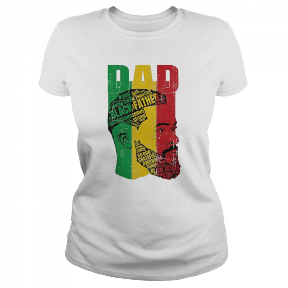 Strong Black Dad King African American Classic Women's T-shirt