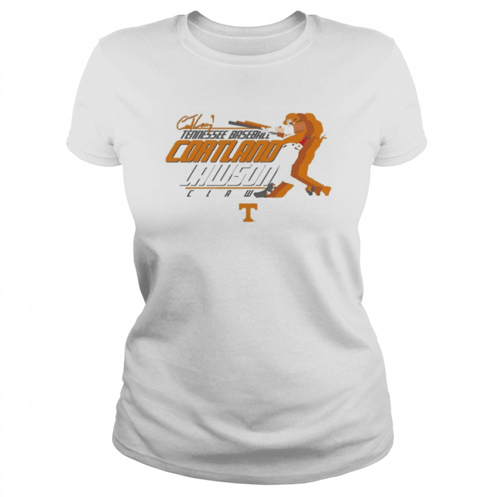 Tennessee Baseball Cortland Lawson Signature Classic Women's T-shirt