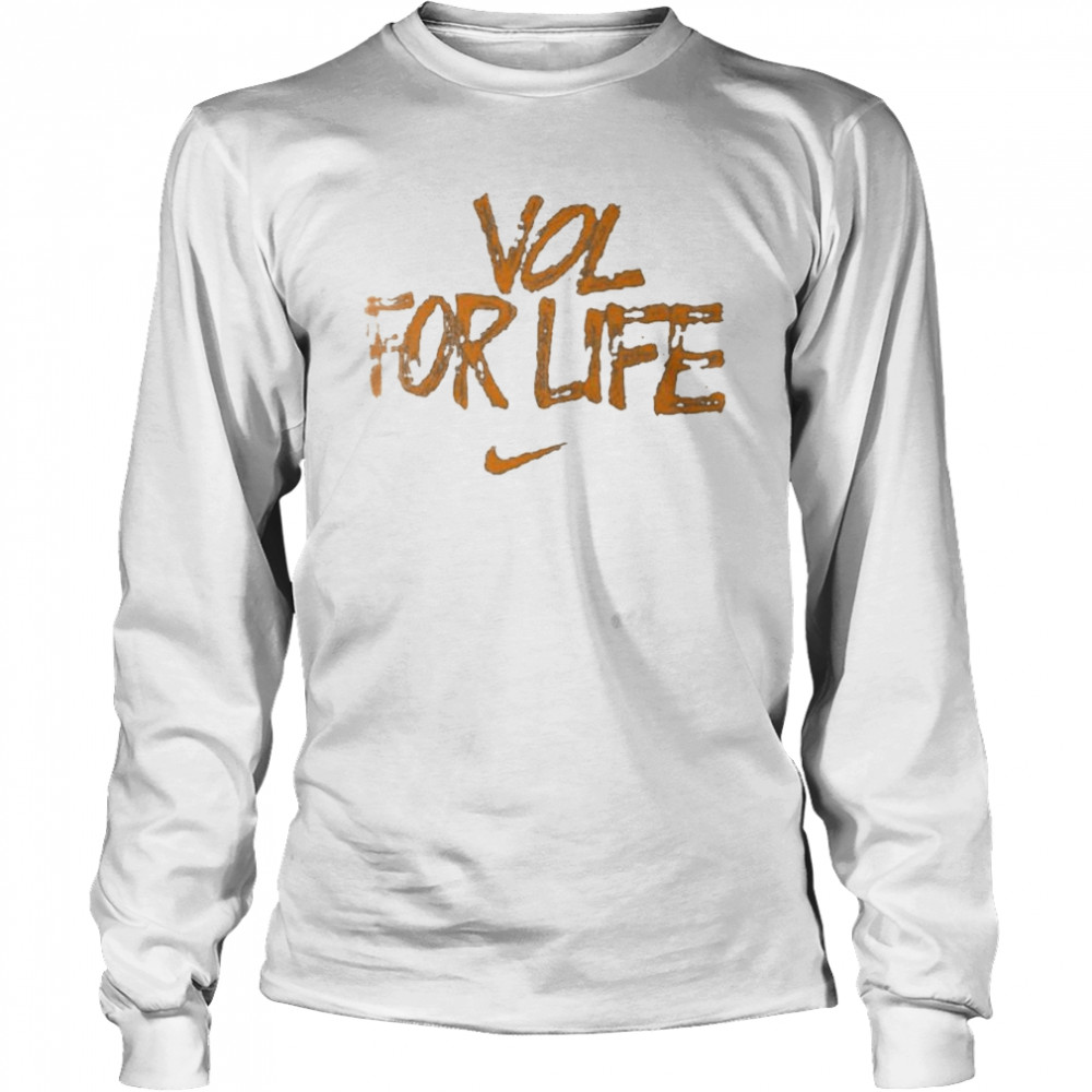 Tennessee Nike Vol For Life Brush Long Sleeved T-shirt