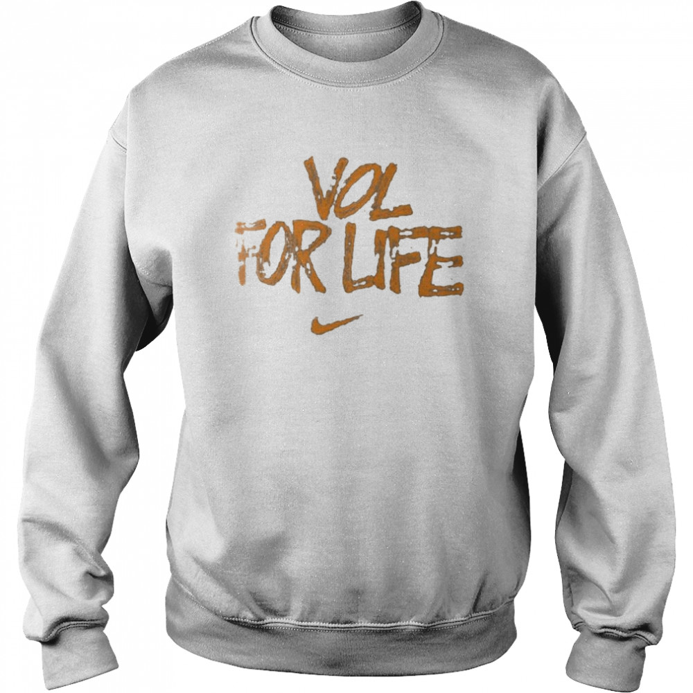 Tennessee Nike Vol For Life Brush Unisex Sweatshirt