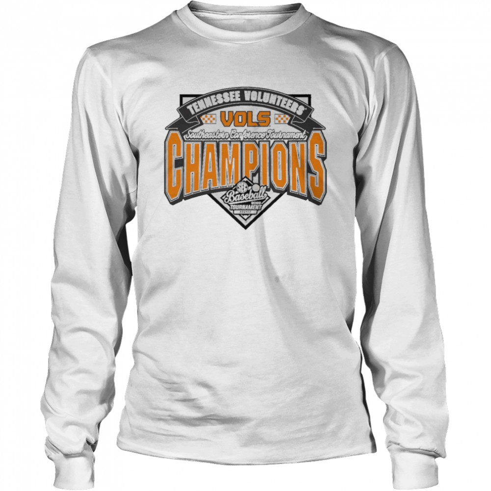 Tennessee Volunteers Vols 2022 Southeastern Conference Tournament Champions Long Sleeved T-shirt