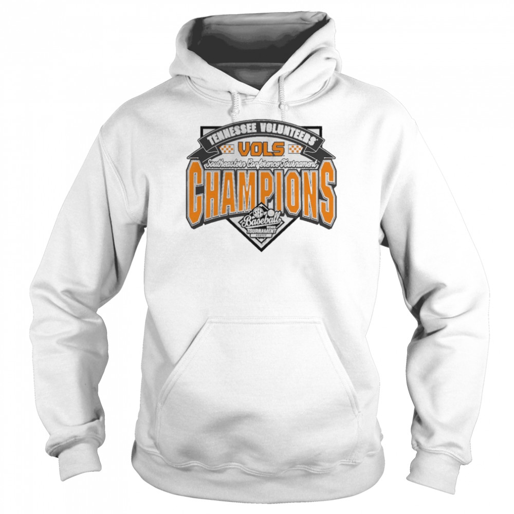 Tennessee Volunteers Vols 2022 Southeastern Conference Tournament Champions Unisex Hoodie