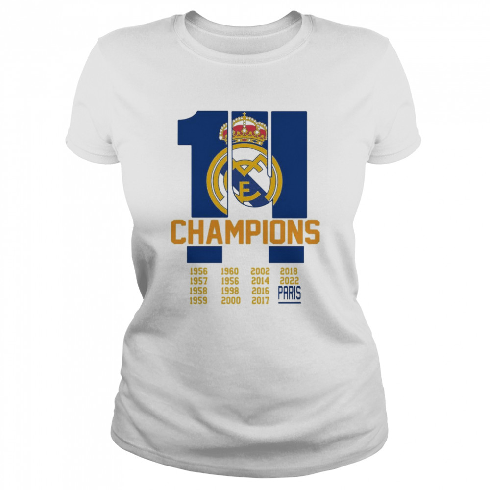 The Winners Of Champions League 2021 2022 Real Madrid T-shirt Classic Women's T-shirt
