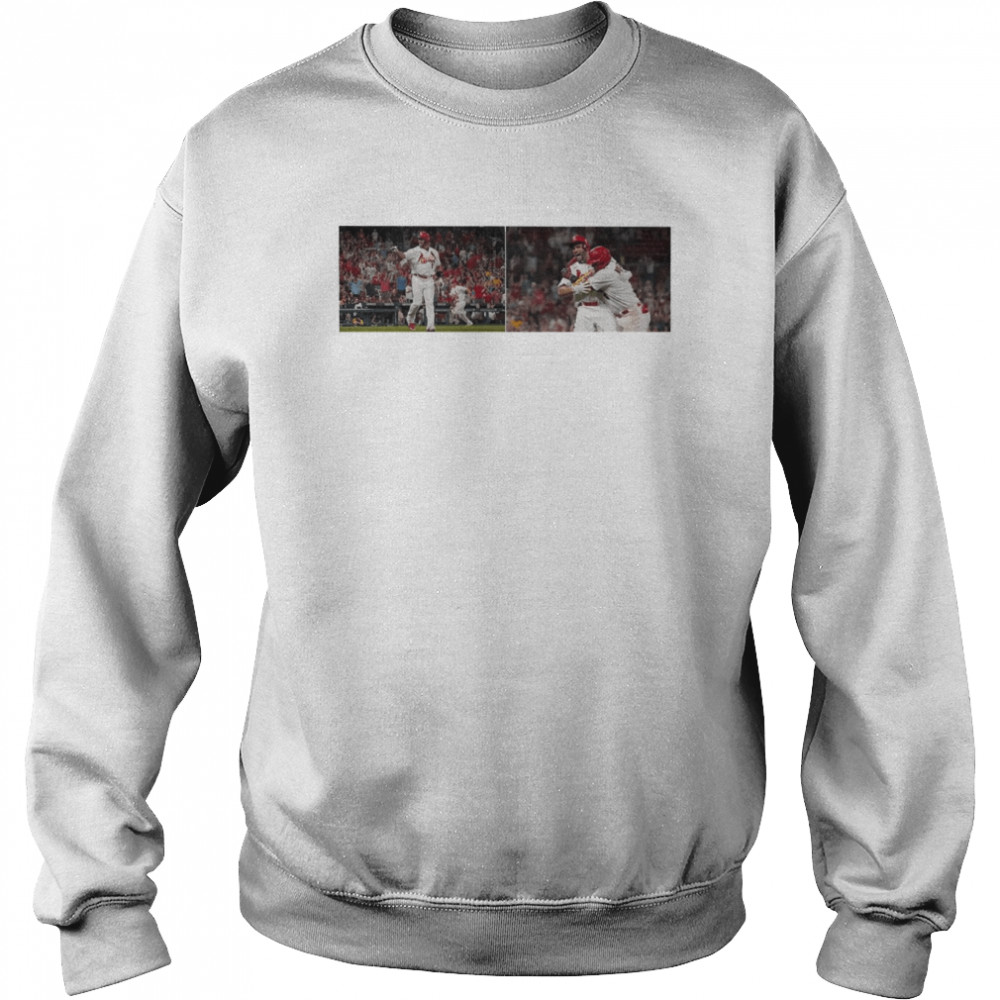 St. Louis Cardinals Mono Logo Graphic Crew Sweatshirt - Womens