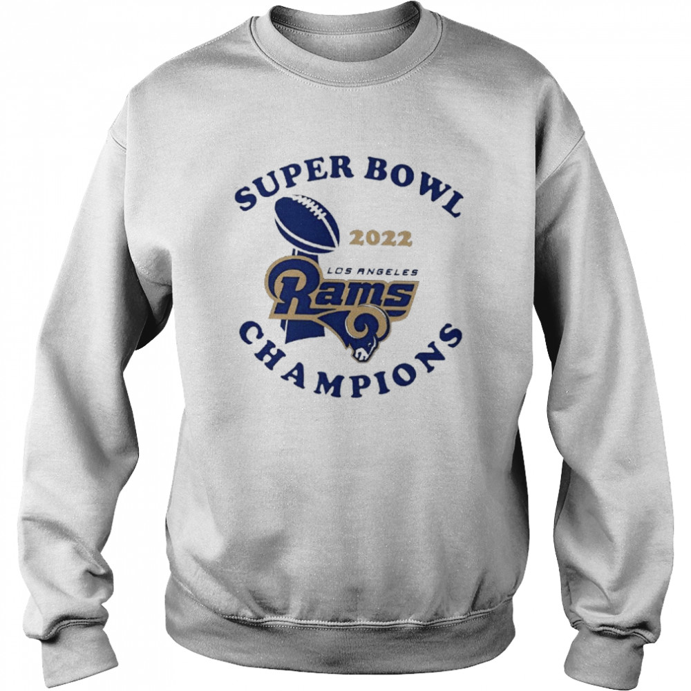 Super Bowl 2022 Los Angeles Rams Champion logo T-shirt