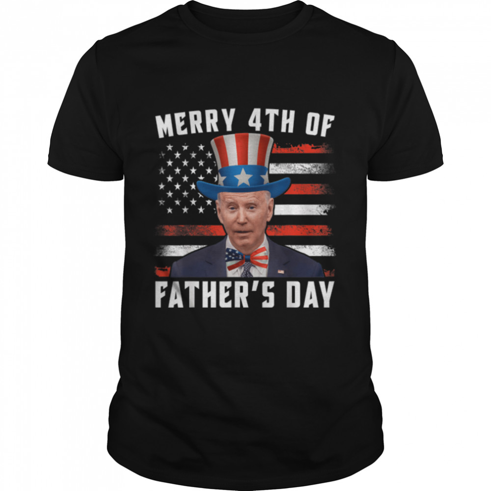 Funny Dazed Joe Biden Confused Merry 4th Of July Fathers Day T- B0B31FWP3K Classic Men's T-shirt