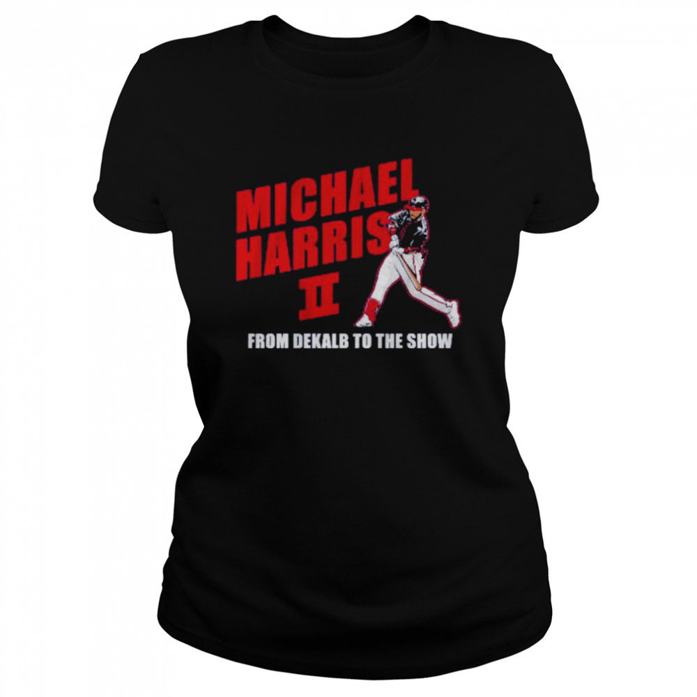 Michael Harris II Number Vintage Baseball Michael Harris Fan shirt