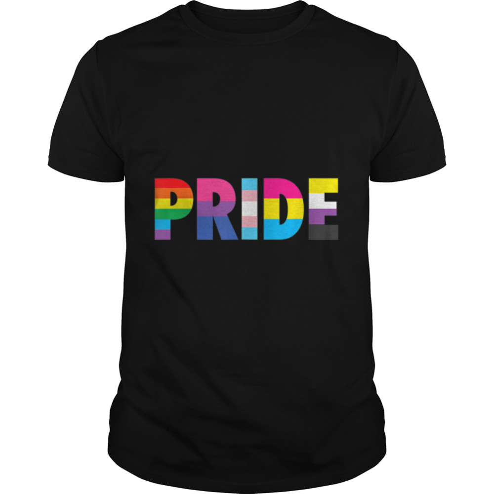 Pride LGBT Flag Transgender Rainbow Lesbian Gay Pride Month T- B0B31C4S4S Classic Men's T-shirt