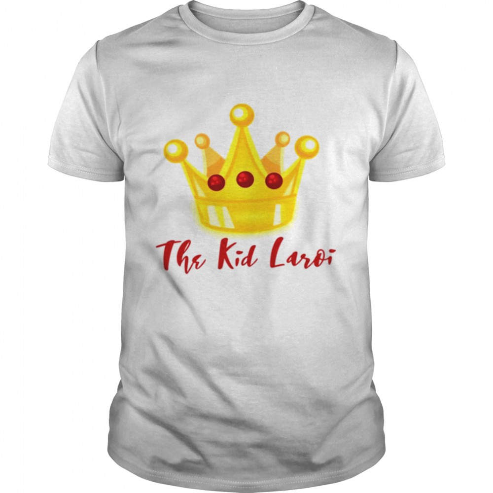 Gold Crown The Kid Laroi Illustration shirt - Kingteeshop