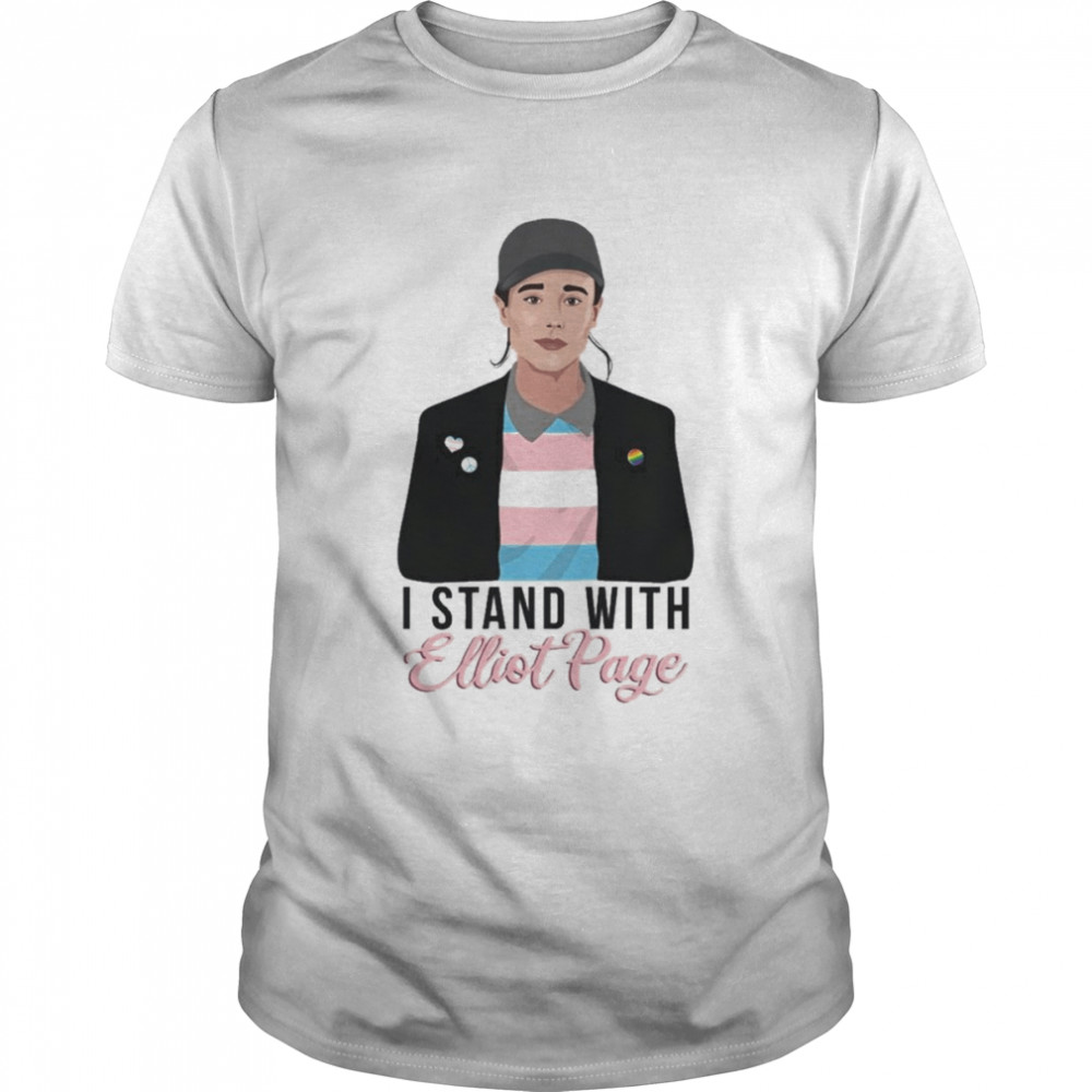 I Support Elliot Page Pround LGBT Shirt